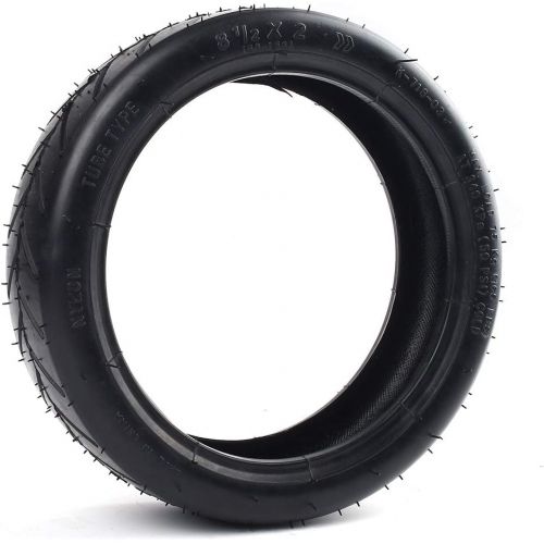  LotFancy 8 1/2 x 2 Pneumatic Tire Fit for Xiaomi Mijia M365 Electric Scooter, 8.5 Inches Front/Rear Scooter Tire Solid Replacement