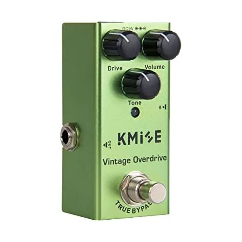  lotmusic Electric Guitar Effects Pedal Mini Single Type DC 9V True Bypass Vintage Overdrive(Light Green)