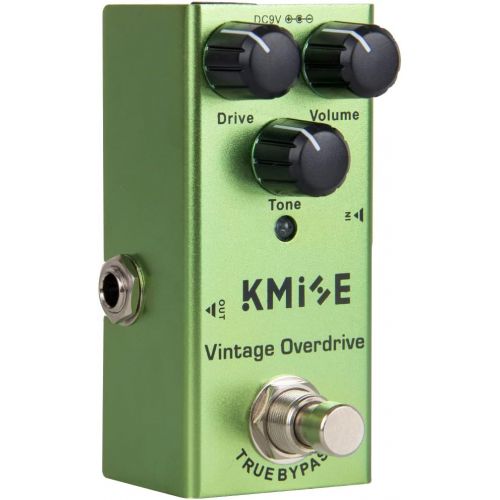  lotmusic Electric Guitar Effects Pedal Mini Single Type DC 9V True Bypass Vintage Overdrive(Light Green)