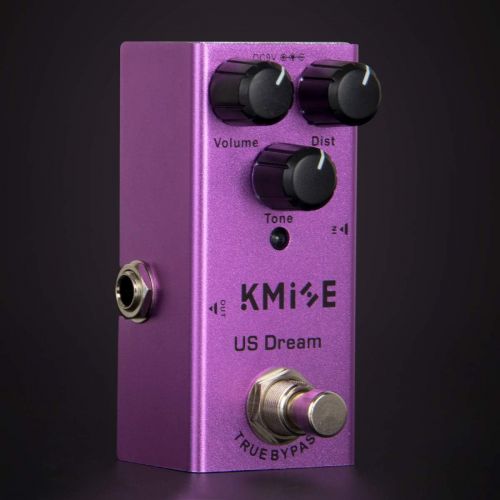  lotmusic Electric Guitar Effects Pedal Mini Single Type DC 9V True Bypass US Dream(Purple)