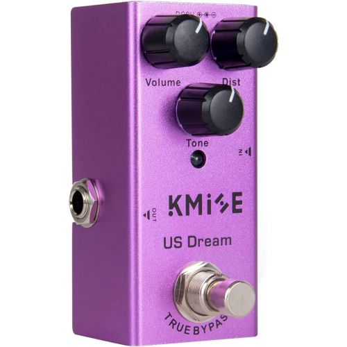  lotmusic Electric Guitar Effects Pedal Mini Single Type DC 9V True Bypass US Dream(Purple)