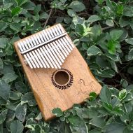 [아마존베스트]lotmusic Kalimba Thumb Piano 17 keys Portable Mbira Finger Piano With Mahogany Wood And Tune Hammer Gifts For Adult Kids And Beginners Horse