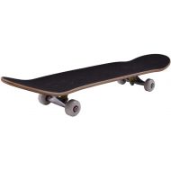 Lotus Analin Blank Complete Skateboard Stained Black 7.75 Skateboards, Ready to Ride