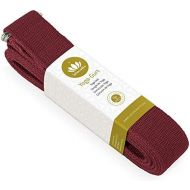 [아마존베스트]Lotuscrafts Yoga Strap - 100% Cotton (KBA) - for Better Stretch - for Beginners and Advanced - Yoga Strap with Metal Clasp [250 x 3.8 cm]