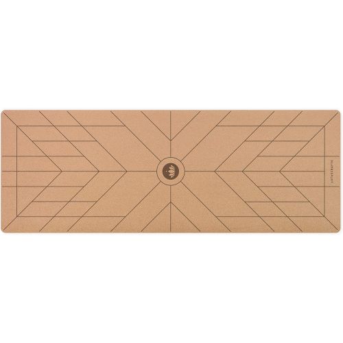  [아마존베스트]Lotuscrafts Cork Yoga Mat, Non-Slip Sweat-Resistant Surface, 100% Recyclable Materials, Yoga Mat made of Cork & TPE, Ideal for Hot Yoga, Good Grip & Very Light, 183 x 66 x 0.5 cm