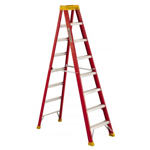  Louisville Ladder L-3016-08 8 ft. Fiberglass Step Ladder, Type IA, 300 lbs. Load Capacity