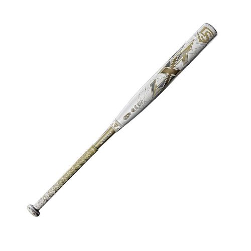  Louisville Slugger 2019 LXT X19 (-10) Fastpitch Bat - White Vegas Gold