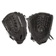 Louisville-slugger louisville slugger 13-inch fg 125 series softball infielders gloves, black, left hand throw