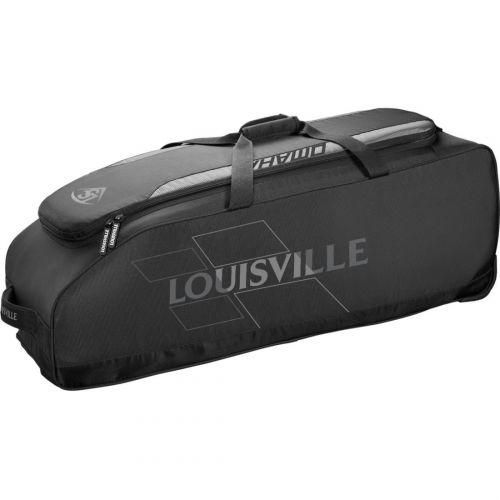  Louisville Slugger Omaha Rig Wheeled Baseball Bag Black