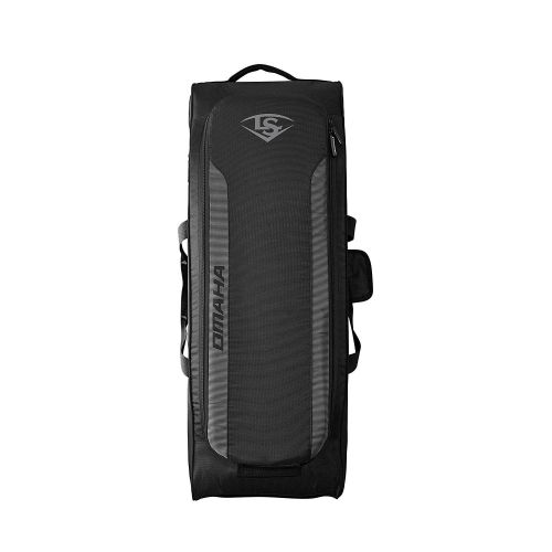  Louisville Slugger Omaha Rig Wheeled Baseball Bag Black