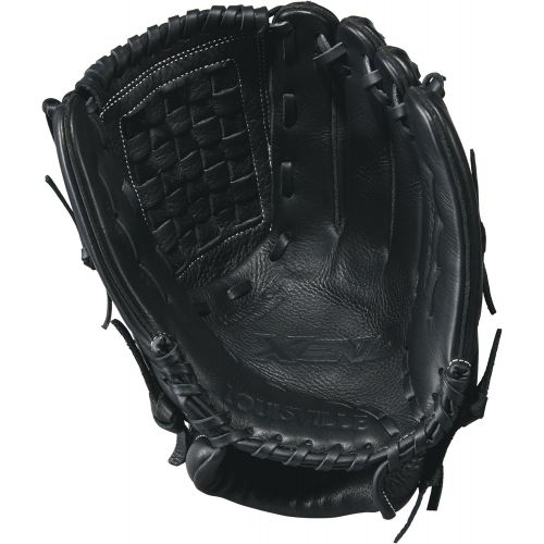  Louisville Slugger Xeno Softball Gloves, Right Hand, 12, Black/White