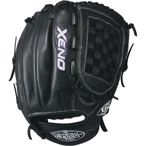  Louisville Slugger Xeno Softball Gloves, Right Hand, 12, Black/White