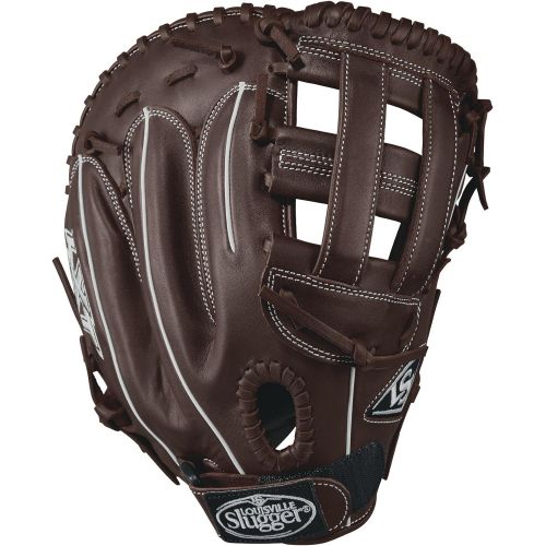  Louisville Slugger LXT First Base Gloves, Right Hand, 13, Dark Brown/White