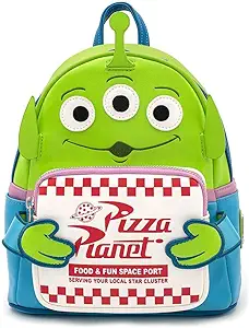 Loungefly Disney Toy Story Alien Pizza Planet Mini Backpack