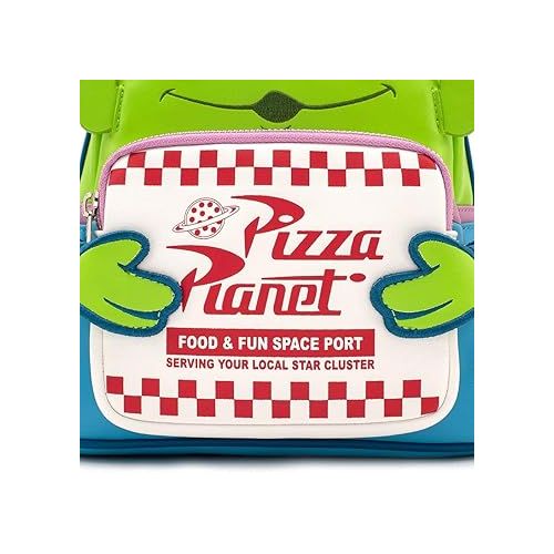  Loungefly Disney Toy Story Alien Pizza Planet Mini Backpack