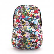 Loungefly x Pokemon Pokeball All Over Print Backpack