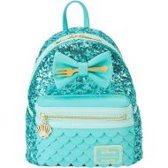 Loungefly Disney The Little Mermaid Sequins Collection Mini-backpack, Amazon Exclusive