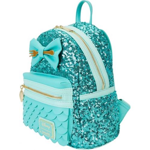  Loungefly Disney The Little Mermaid Sequins Collection Mini-backpack, Amazon Exclusive