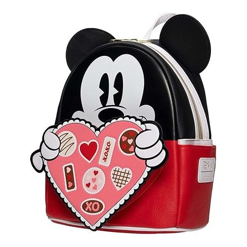  Loungefly Disney Mickey Mouse Chocolate Box Valentine Exclusive Mini-Backpack