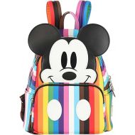 Loungefly Mickey Mouse Pride Backpack, Rainbow Flag Bag, Pride Bags for LGBT Pride Month, Rainbow Striped Gifts & Accessories