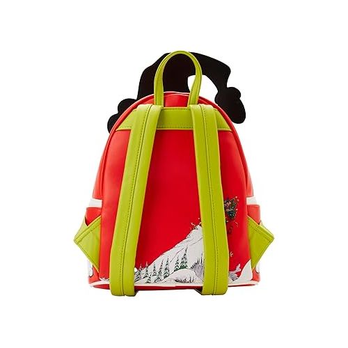  Loungefly DR Seuss Grinch LENTICULAR Heart Mini Backpack