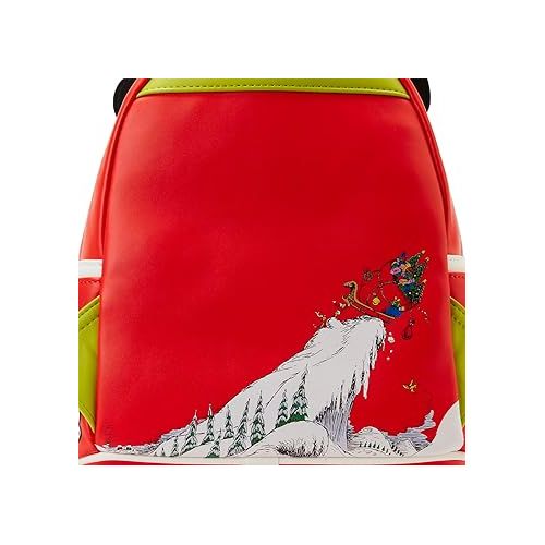  Loungefly DR Seuss Grinch LENTICULAR Heart Mini Backpack