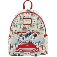 Loungefly Disney Mickey & Minnie Springtime Car Ride Mini Backpack Exclusive