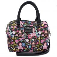 Loungefly x Beauty and the Beast Belle Floral Print Duffel Purse