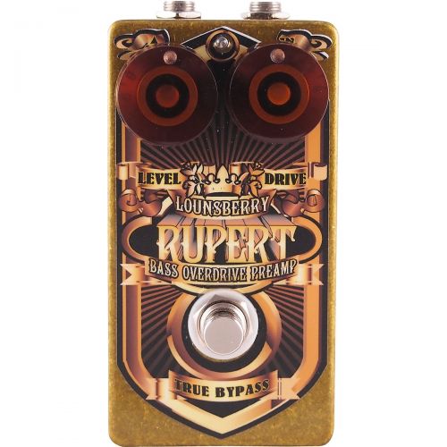  Lounsberry Pedals},description:The Lounsberry Rupert Bass Overdrive is a fat sounding tube-like preamp and overdrive for Bass Guitar. After seeing King Crimson in 1974 (one of the