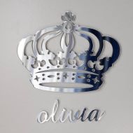 LovEnts Princess and royal personalized crown with your childs name, Royal Crown Wall Decor, Wall Signs