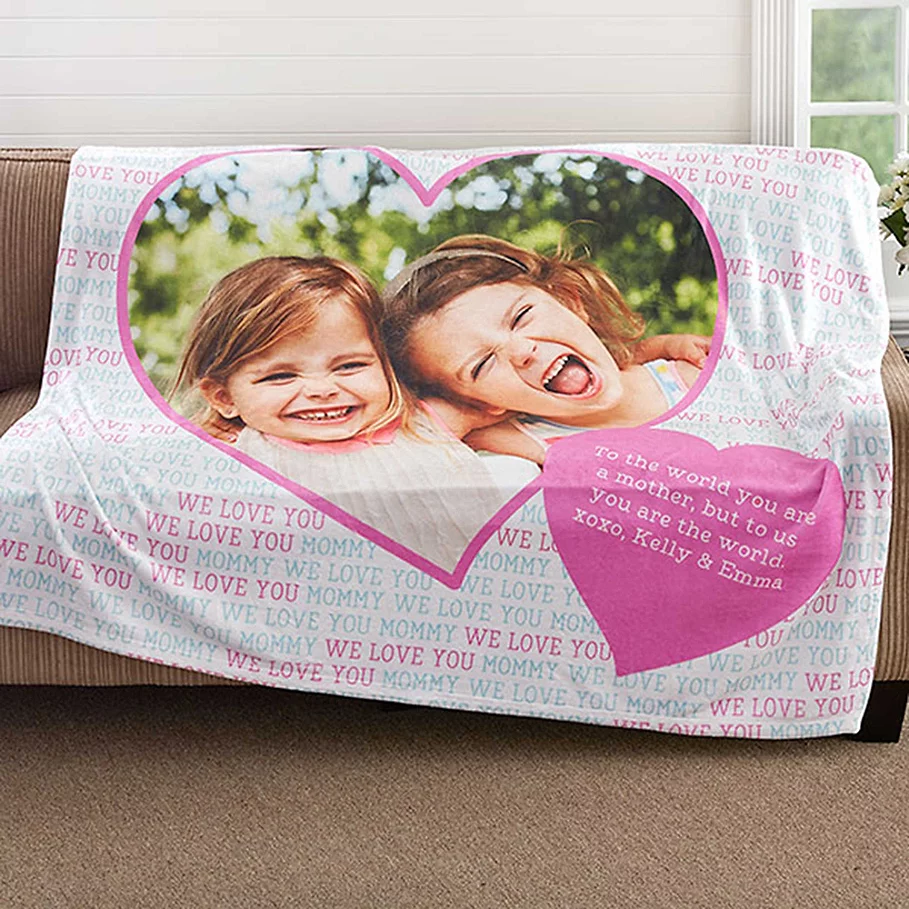  Love You This Much 50-Inch x 60-Inch Fleece Throw Blanket