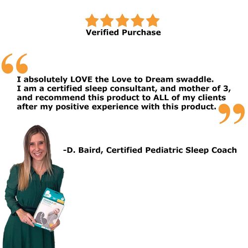  Love To Dream Swaddle UP 50/50 Transition Bag Warm, Mint, Large, 18.5-24 lbs, Patented Zip-Off Wings, Gently Help Baby Safely Transition from Being swaddled to arms Free Before Rol