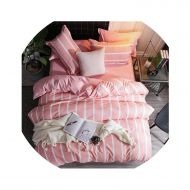 Bedding Set Luxury Pink Love & Freedome3/4pcs Family Set Include Bed Sheet Duvet Cover Pillowcase Boy Room Flat Sheet No Filler 2019 Bed,The 17th,King Cover 220by230