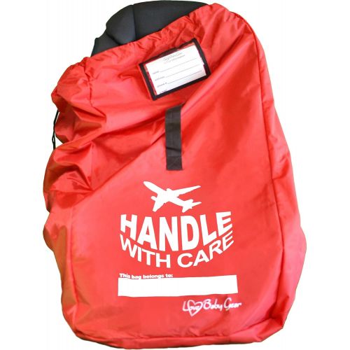  Love Baby Gear Ballistic Nylon Car Seat Travel Bag - Red