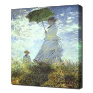 Love Canvas Claude Monet - Woman With A Parasol Cgf153 - Canvas Art Print Reproduction