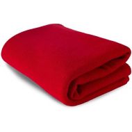 Love Cashmere Luxurious 100% Cashmere Travel Wrap Blanket - Cardinal Red - handmade in Scotland by RRP 660