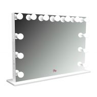 Love For Vanity LFV Selena XL Vanity Mirror w/Bluetooth, Dimmable LED Bulbs, 2 120v Outlets and 2 USB Ports