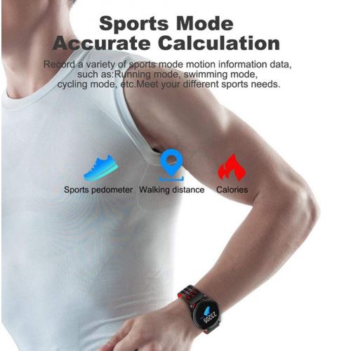  Love Life Bluetooth Smart Watch, Sports Fitness Tracker Activity Heart Rate Sleep Monitor for iPhone 8/8 Plus/Mac Samsung S8 and Other Android Or iOS Smartphones