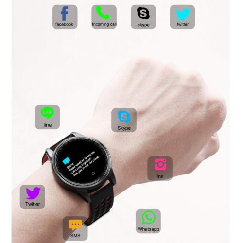  Love Life Bluetooth Smart Watch, Sports Fitness Tracker Activity Heart Rate Sleep Monitor for iPhone 8/8 Plus/Mac Samsung S8 and Other Android Or iOS Smartphones