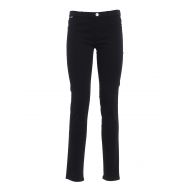 Love Moschino Black super stretch twill trousers