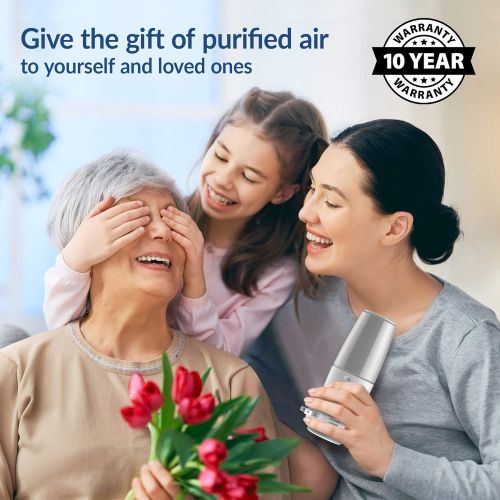  Love This Kitchen Air Purifier Wall Plug In with 2 UVC Bulbs - Portable Home Air Sanitizer with UV-C Light - Kitchen Purifier, Odor Reducer, and Neutralizer for Small Rooms & Office - Love This Kitc