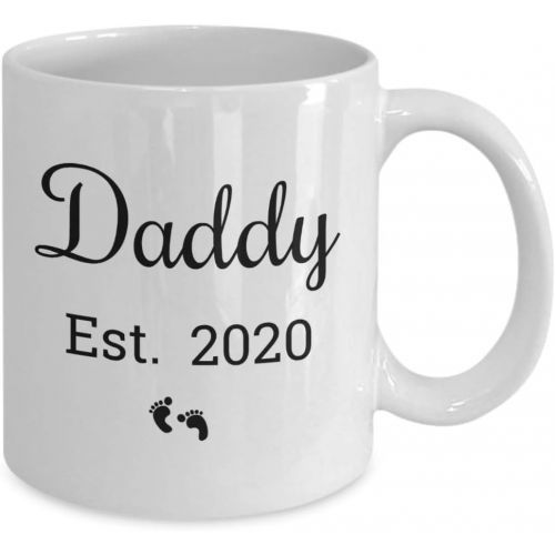  [아마존베스트]Love This Mug Daddy Est 2020 Mug For Expectant Parents and New Dad - Mugs Make Best Christmas or Birthday Gifts For the Father To Be