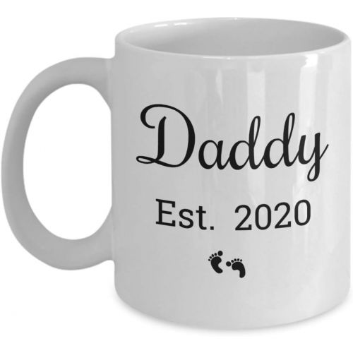  [아마존베스트]Love This Mug Daddy Est 2020 Mug For Expectant Parents and New Dad - Mugs Make Best Christmas or Birthday Gifts For the Father To Be