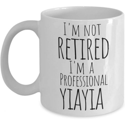  [아마존베스트]Love This Mug Yiayia Mug for Retired Greek Grandma - Best Mothers Day, Christmas Stocking Stuffer, Birthday or Baby Reveal Gift For a New Grandmother from Grandkids Granddaughter Grandson - 11oz