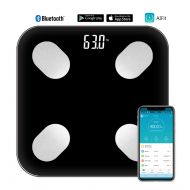 Love of Life Smart Bluetooth Body Fat Scale,High-Precision Digital Bathroom Scale with 18 Body Data Analysis with Free APP Body Composition BMI Monitor Analyzer