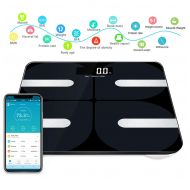 Love of Life Bluetooth Body Fat Scale Smart Digital Bathroom Weight Scale,Suitable for iOS & Android Smartphone App Wireless BMI Scale Body Fat Monitors,Fitness Tracker Black