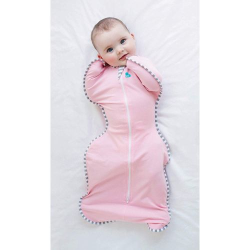  Love to Dream Love To Dream Swaddle UP, Pink, Small, 7-13 lbs, Dramatically Better Sleep, Allow Baby to Sleep in Their Preferred arms up Position for self-Soothing, snug fit Calms Startle Reflex