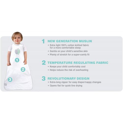  Love to Dream Love To Dream Nuzzlin Sleep Bag, White, Small