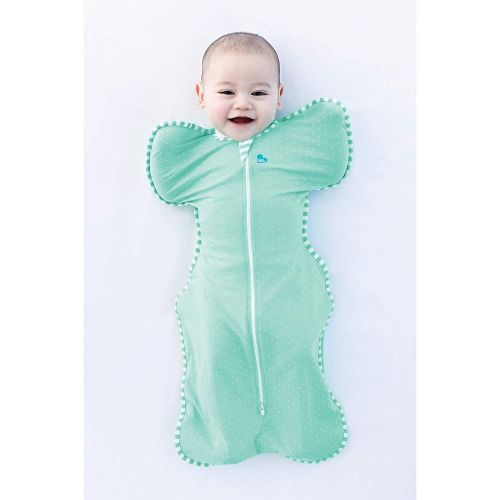  Love to Dream Love To Dream Swaddle UP Lite, Ice Green, Small, 7-13 lbs, Dramatically Better Sleep, Allow Baby to Sleep in Their Preferred arms up Position for self-Soothing, snug fit Calms Star