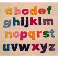 LoveGrammaBaby Colorful & Educational Stuffed Felt Alphabet Letters Set. 26 Lowercase English Letters. Perfect for little hands!